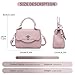 Tigpoy Women’s Large Hobo Satchel Handbag - Multi-Pocket Tote Purse with Adjustable Crossbody Strap, Daily Shoulder Bags, Top Handle Shoulder Bag (Pink)