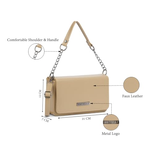 Image of Caprese Rare Small Sling Bag for Women with Adjustable & Detachable Strap for Comfortable Wear | Magnetic Button Closure | Versatile Handbag for Everyday Use, Travel & Special Occasions