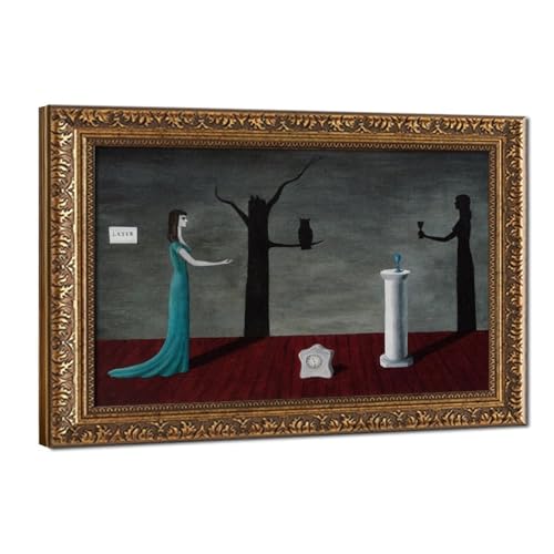 Toile Strange Shadows de Gertrude Abercrombie, l'élégance artistique pour sublimer votre intérieur
