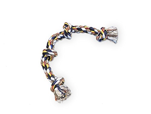 Nobby Os avec 4 Nœuds en Cotton pour Chien Multicolore 260 g