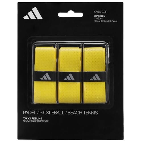 Adidas Pádel OV - Set overgrip, Color Amarillo, Talla única
