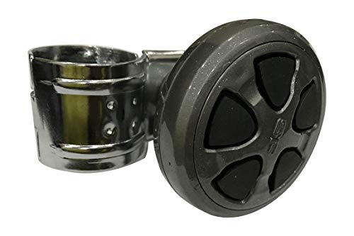 Image of Oshotto Power Handle (SK-013) Car Steering Wheel Knob Compatible with Ford Aspire (Black)