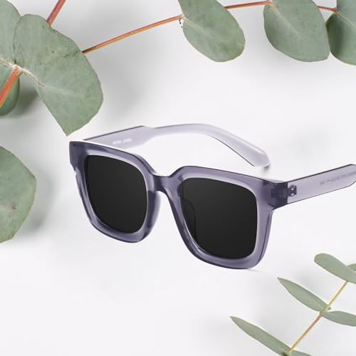 Image of Peter Jones Unisex Large Square UV /UB Protected Sunglasses (3803)