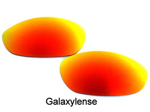 GALAXYLENSE Replacement Lenses for Oakley Monster Dog Fire Red Color Polarized,3