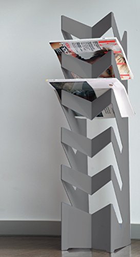 Preisvergleich Produktbild Radius Design - Zeitschriftenhalter - Zeitungshalter - NEWS - Weiß