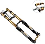 【Ausführung】 : hydraulischer Doppelschulter-Stoßdämpfer, ohne Sperre, Hub 180 mm, Laufachse 20 mm