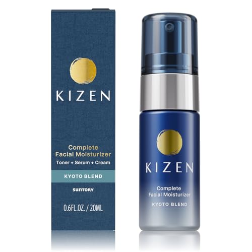 SUNTORY WELLNESS All-in-One | Face Moisturizer for Men | Anti Aging Face Cream for Men with Oak Extract | Anti Wrinkle Cream & Facial Moisturizer (Kyoto Blend, 0.68 fl oz / 20ml)