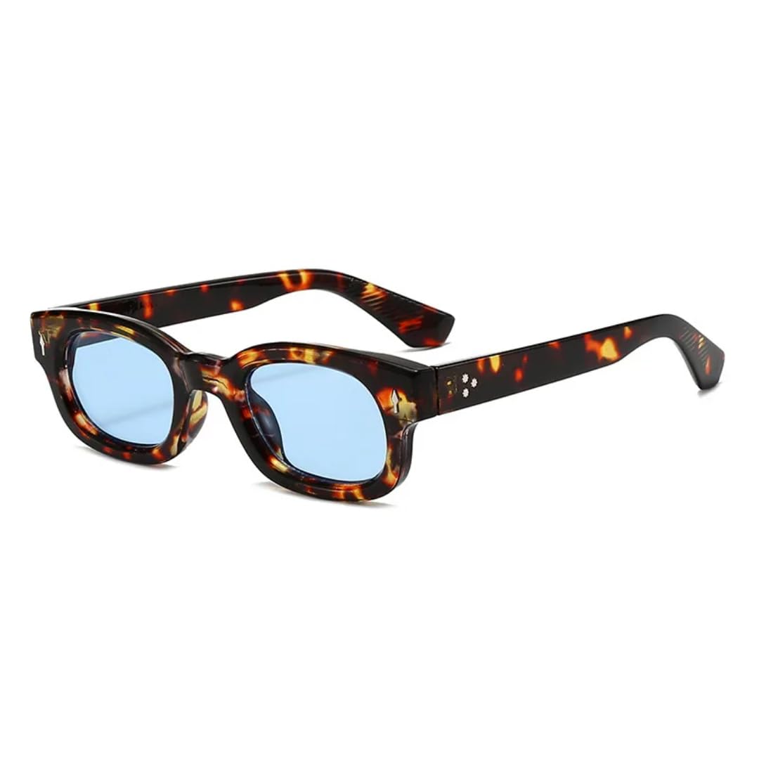 Lunettes de soleil rétro léopard femmes protégeant des reflets UV400 - 8