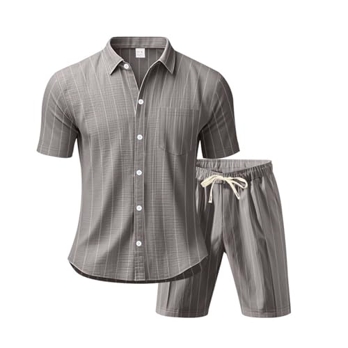 Chemise hawaïenne à carreaux homme pour des vacances décontractées à la plage