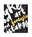 Grupo Erik Editores Glitter Stars - Carpeta con 4 anillas troquelada, 32...