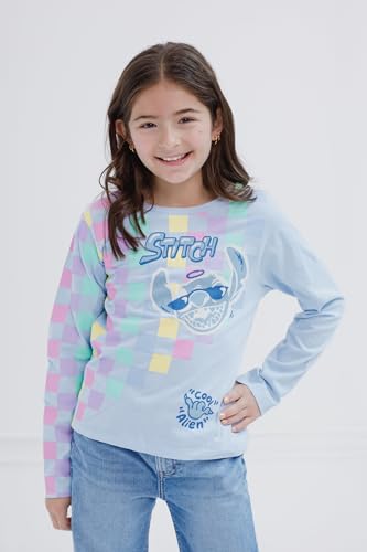 Image of Disney Girls 2 Pack Long Sleeve T-Shirts Infant to Big Kid Sizes (18 Months - 14-16)
