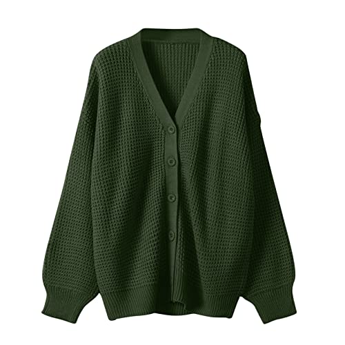 Suéter grande de punto premium diseño chic y elegant con botones para mujer sofisticada 7