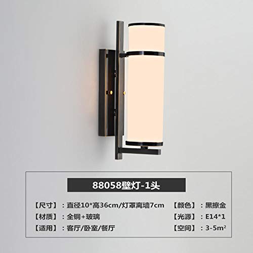Preisvergleich Produktbild Lampe Wandleuchte Wandlampen Aussenlampe Schlafzimmer Nachtwandleuchte Modernen Minimalistischen Restaurant Gang Tv Hintergrund Wand @ Black Rub Gold