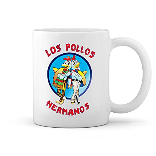 GR8Shop Breaking Bad Los Pollos Hermanos Tasse blanche Café Mug