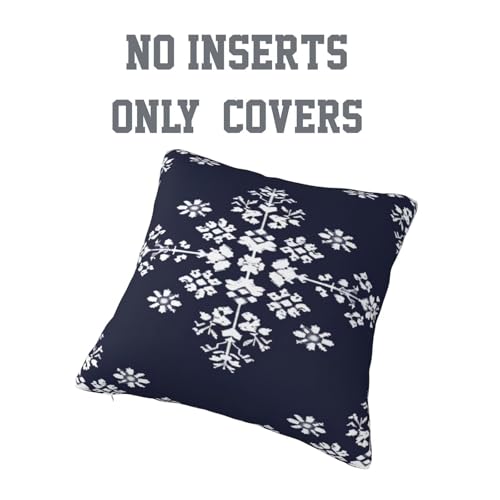 Taies d'oreillers 60x60 cm bleu marine housse coussin canapé déco salon - 8
