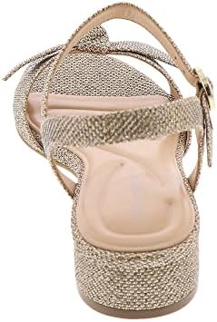 Easy Spirit Women's GINOVA2 Sandal, Gold 710, 9.5 | Image 5