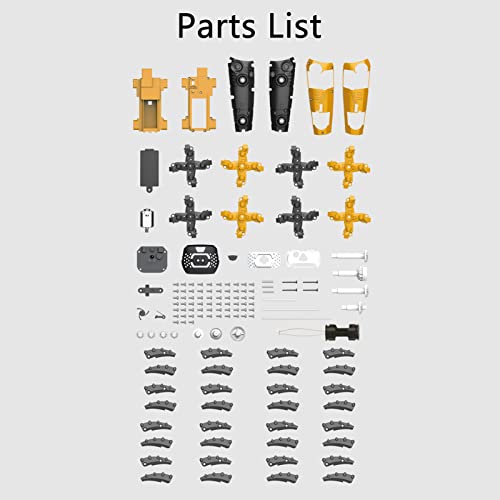 Mibee Cão Robô Montado Carro de Escalada STEM Kit Educacional 142 peças Brinquedos Robô DIY Brinqued