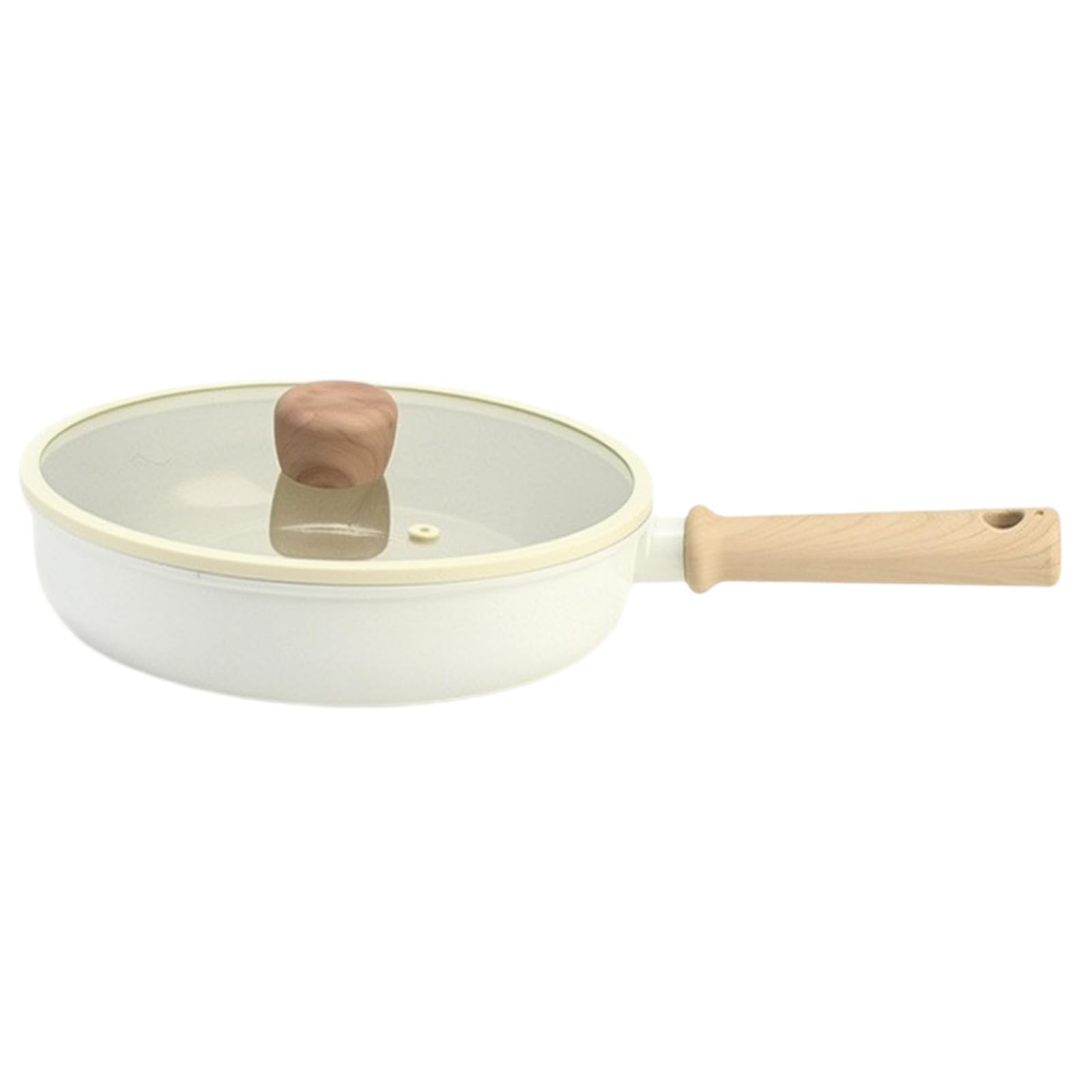 Poêle à Frire Alliage D'aluminium Léger Poêle à Frire 24 Cm Antiadhésif pr Cples, Déjeuner Matinal, Poêle 24CM W