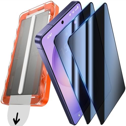 UniqueMe für Samsung Galaxy S26 Ultra für Panzerglas Sichtschutz - 2 Stück | Privacy Displayschutz, Automatische Installation Schutzglas, Bruchsicher Militärniveau Anti-Spy Schutzf