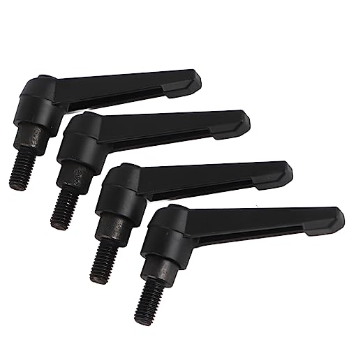 Metal Machine Knobs, Male Thread Clamp Handle Adjustable Fixing Handle M8 Size Universal Handle Zinc Alloy for Woodworking Machinery (Screw Length 16MM)