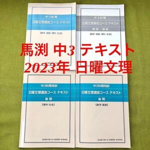 馬渕教室 高校受験 テキスト・日曜文理・入試対策講座その他 39冊 