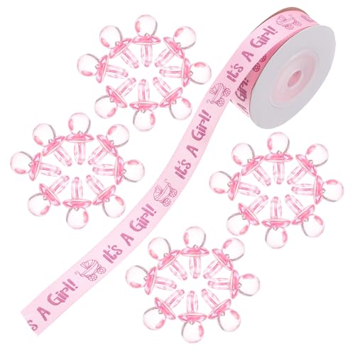 CIYODO 100pcs Acrylic Baby Pacifiers for Shower Mini Pacifier Toys for Baby Shower Decorations Diy Baby Shower Fav