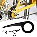 kowaku Bike Chain Guard Sprockets Chainring Protector 32T-38T Case Shell Lightweight Commuting Bike Chain Cover Crankset Protection