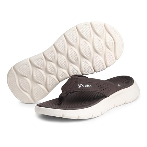 Image of YOHO Snugly 005 Slippers For Men | Cushioned Support | Lightweight Grip | Breathable Comfort | Long-Lasting Build