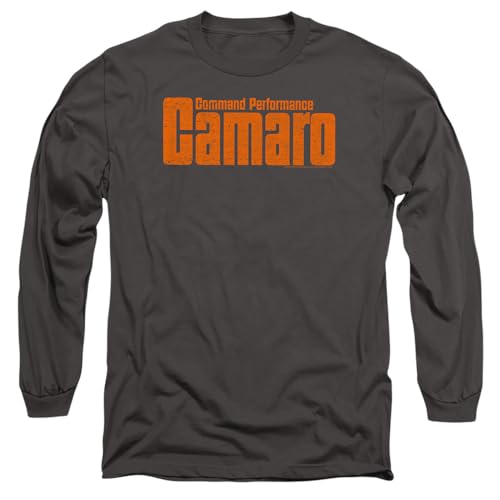 T-Shirt Mixte Chevrolet Command Performance en anthracite pour passionnés d'automobile