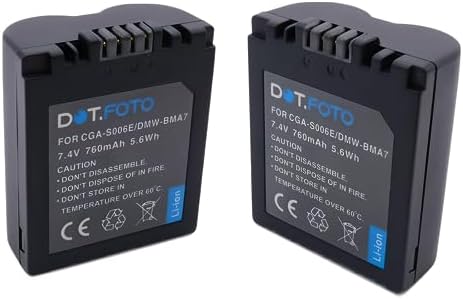 Batteria per Panasonic Lumix DMC-FZ50 Serie, 7,2V, Li-Ion