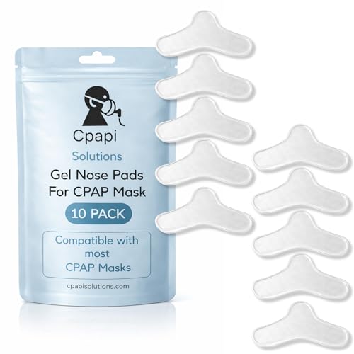 CPAPi Solutions CPAP Gel Nose Pads 10 Pack by CPAPi Solutions Soft Cushion for CPAP Mask Comfort Helps Prevent Irritation Redness & Pressure Marks (10 Pack)