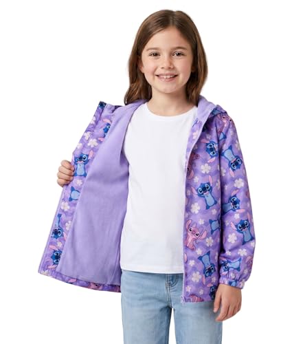 Manteau Stitch pour fille à capuche douillette pour aimer les journées de pluie