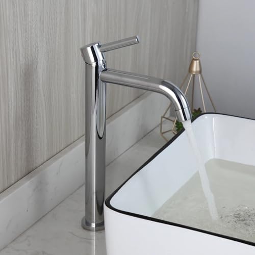 Mitigeur eau chaude/froide grand format pour robinet de lavabo à poser