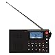 Wiederaufladbares Tragbares FM-Radio, Tragbares Bluetooth-Radio, AM FM SW Vollband-MP3-Player, Wiederaufladbares Radio mit Timing-Aufnahmefunktion für Badezimmer, Klettern, Wandern, Radfahren, Strandk