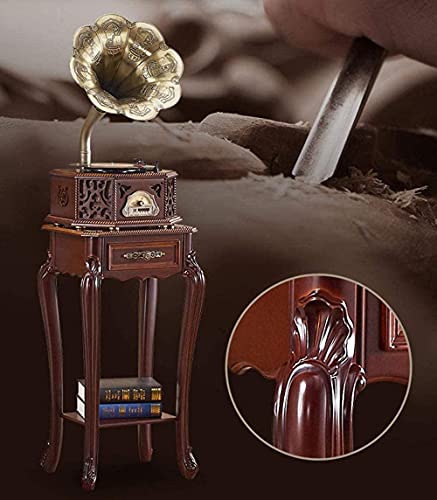 JRZTC Tourne-Disque Vinyle Gramophone Platine Vinyle rétro avec Haut-parleurs sans Fil Support de Table 3,5 mm Aux-in… - Les Beatles, Paul McCartney, John Lennon, RIngo Starr, George Harrison JRZTC Tourne-Disque Vinyle Gramophone Platine Vinyle rétro avec Haut-parleurs sans Fil Support de Table 3,5 mm Aux-in… – Image 3