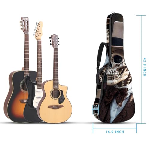 Sac guitare acoustique antichoc et imperméable motif Halloween