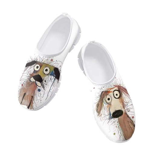 Image of Jeiento Cute Dog Women's Casual Slip On Shoes Loafers Sneakers for Women