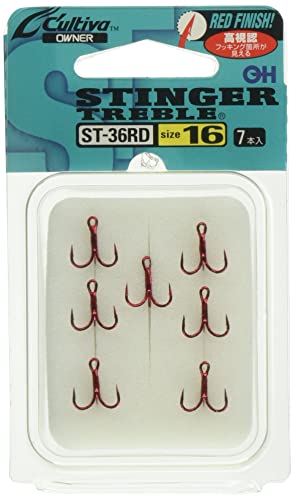 OWNER(オーナー) トリプルフック ST-36RD スティンガートリプルフック 16号 赤 11630のサムネイル