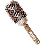 Round Hair Brush Blow Drying Brush Ionic Boar Bristles Anti-Static Round Brush for Hair Drying,Curling & Straightening (45mm)