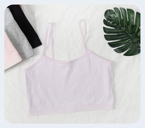 Bras for Girls Seamless Cami Bralettes Sports Solid Vest Unpadded Bra4