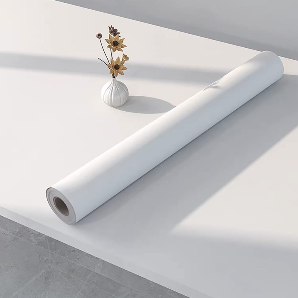 Matte Wallpaper White Contact Paper Decorative Self Adhesive Counter Top Covers Removable Wallpaper Peel and Stick Countertops for Kitchen Cabinets Shelf Drawer Liner Desk Dresser(24X84 inch/2pcs) (B0B4JSH917) Amazon Price History, Amazon Price Tracker