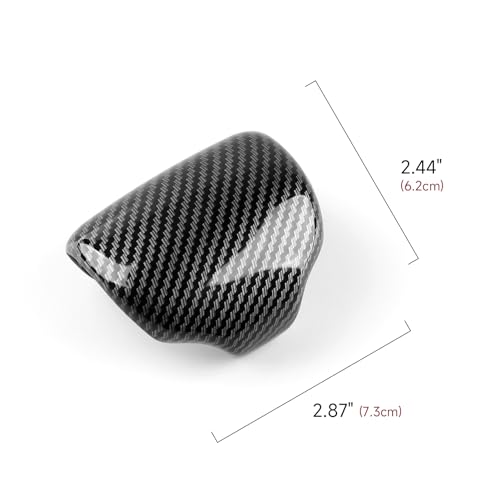 Image of Gear Shift Knob Cover Decals for Honda CR-V 2017 2018 2019 2020 2021 2022 CRV Accessories ABS Carbon Fiber Stickers