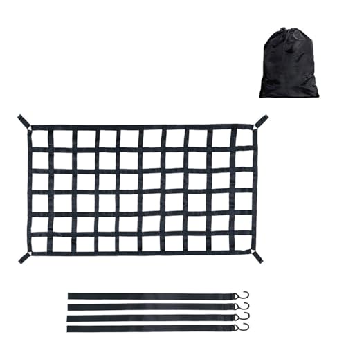 Filet de protection pour lit de camion et SUV avec crochets en S robustes