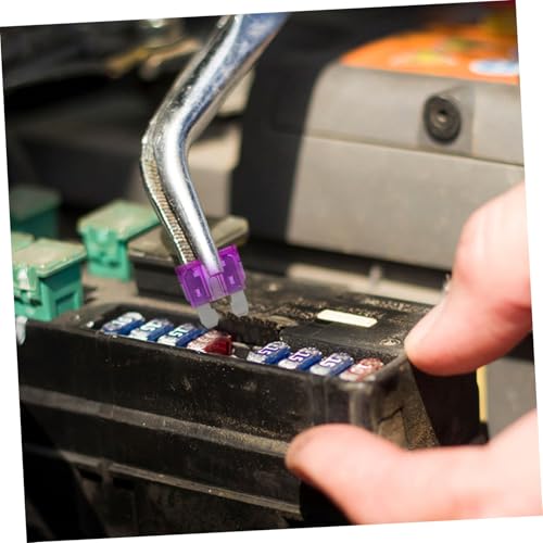 Kit de fusibles automotrices ABOOFAN 100 piezas con tester y extractor para autos, camiones y SUVs, diseño ligero miniatura 4