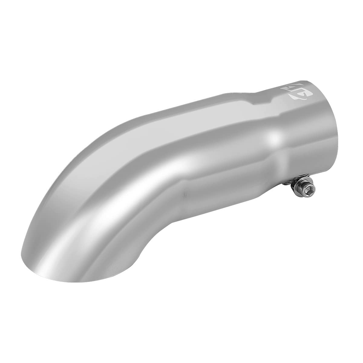 Photo 1 of 2.5'' Inlet Exhaust tip, Sliver Stainless Steel,Turn Down Muffler Tail Pipe