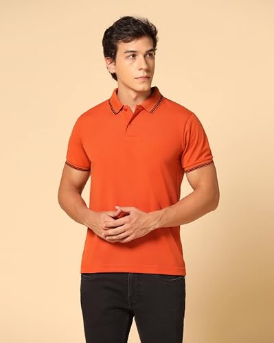 Image of INKKR Men's Solid Regular Fit T-Shirt