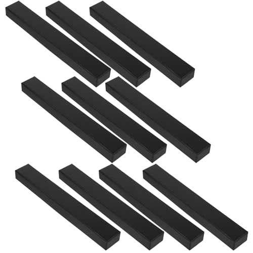 Boîte pour éventail pliable BIUDECO en carton noir | Lot de 10 étuis de rangement robustes