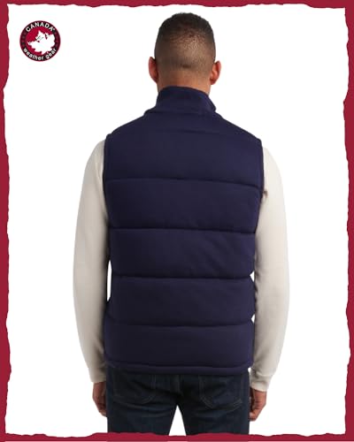 Image of CANADA WEATHER GEAR Men's Vest - Cozy Full Zip Up Puffer Sweater Vest for Men - Men's Casual Vest (M-XXL)