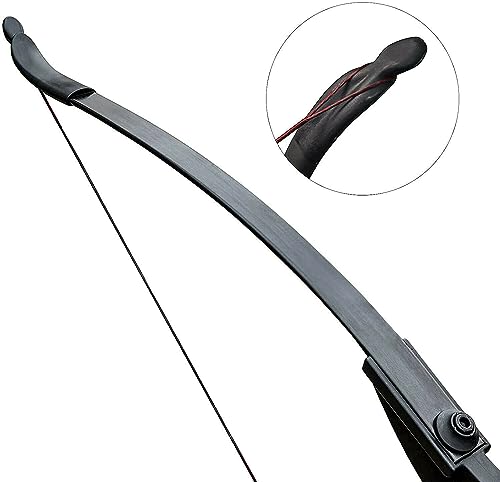 Recurve Bogen und Pfeile Set Bogenschießen Takedown Bogen Jagd 30/40lbs Erwachsene Jagdschießen Outdoor Anfänger Schießen mit Bogenschießen Zubehör Langbogen Set (40lbs Bogen)