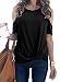 Womens Cut Out Cold Shoulder Top Short Sleeve Round Neck Fitted Tee Shirt Blouse